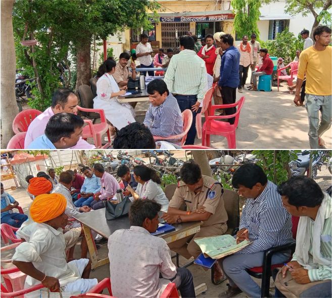 भूमि संबंधी विवादों के शांतिपूर्ण एवं समयबद्ध निराकरण के लिए आयोजित विशेष संयुक्त शिविर