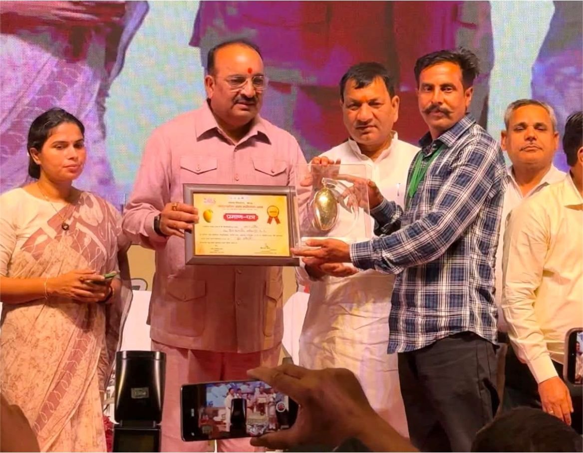 ‘मैंगो मैन’ युवराजसिंह राठौर का राष्ट्रीय मंच पर जलवा, कई प्रथम पुरस्कार जीत, बढ़ाया मध्यप्रदेश का गौरव