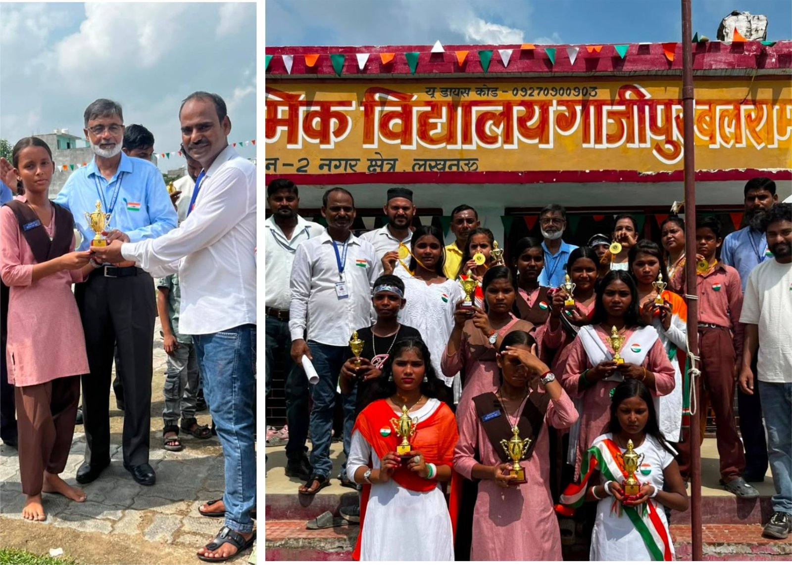 राष्ट्रभक्ति, नव-चेतना और पर्यावरण: गाजीपुर के विद्यालय में गूंजा स्वतंत्रता का संदेश