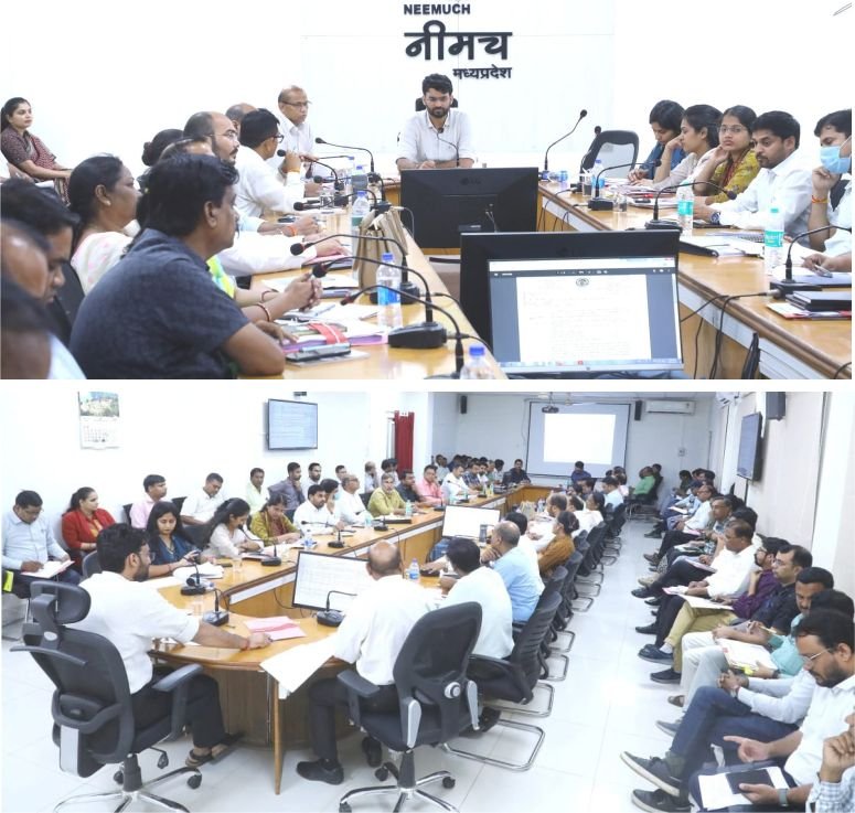समय-सीमा समीक्षा बैठक में कलेक्टर हिमांशु चंद्रा सख्त, लंबित प्रकरणों के त्वरित निराकरण और जवाबदेही पर दिया जोर