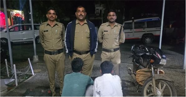 नीमच पुलिस का नशा तस्करों पर बड़ा प्रहार: 58.840 किलो डोडाचूरा जब्त, दो अंतरराज्यीय तस्कर गिरफ्तार
