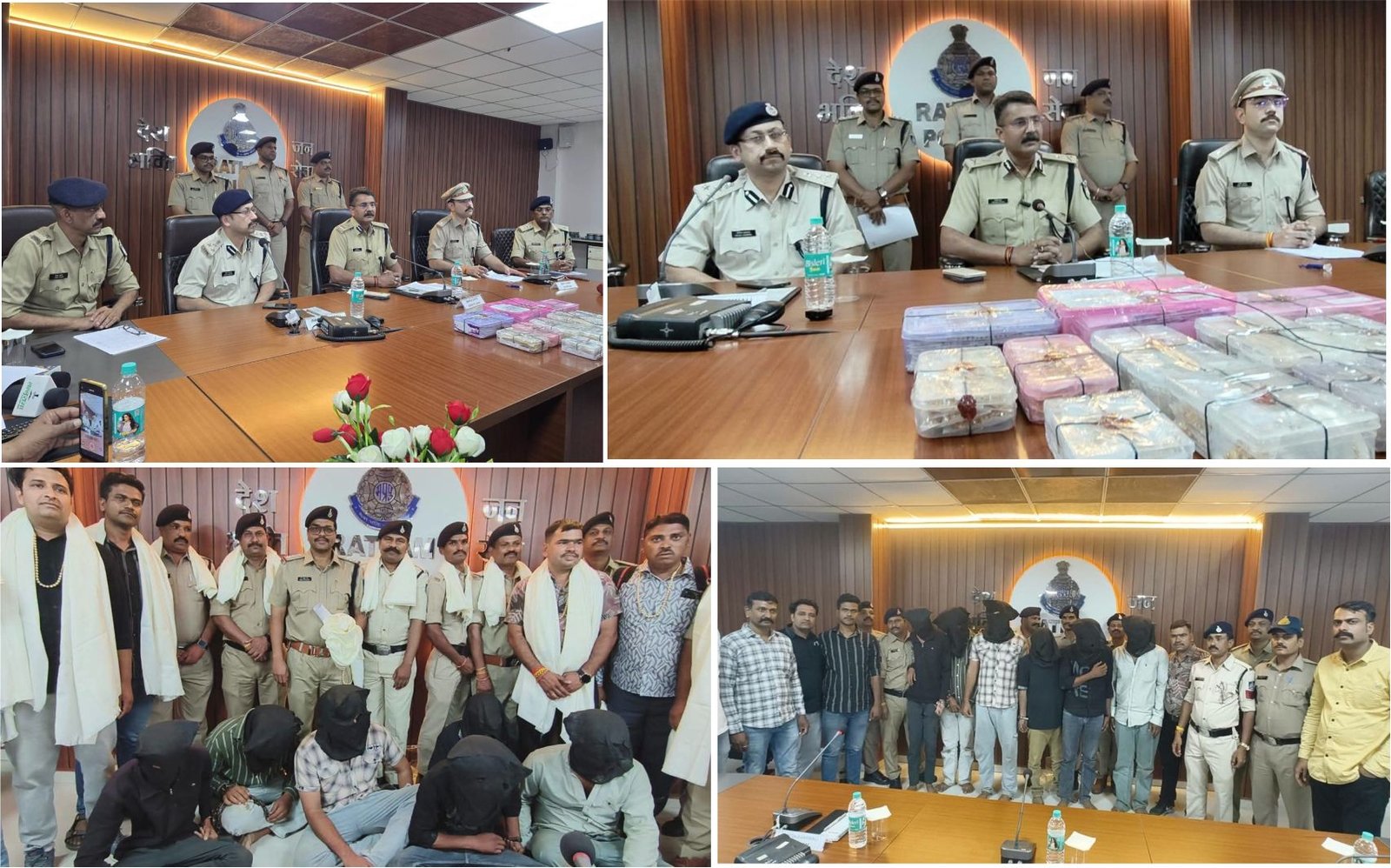 रतलाम पुलिस की अभूतपूर्व सफलता: 48 घंटे में करोड़ों की लूट का पर्दाफाश, 6 आरोपी गिरफ्तार