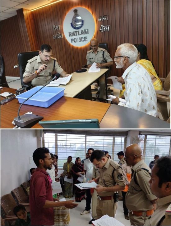 पुलिस अधीक्षक कार्यालय में जनसुनवाई, 35 आवेदकों की सुनी समस्याएं