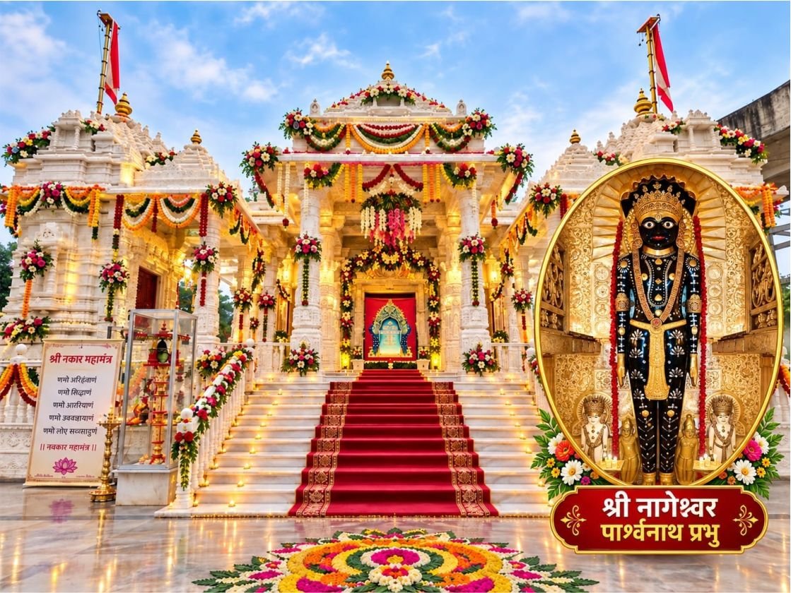 पर्युषण का श्री नरीमन नागेश्वर के नाम,होगी विराट महापूजा