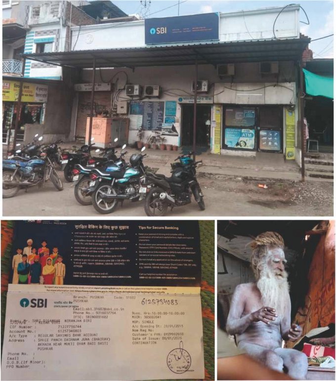 SBI नामली शाखा में नागा साधु से कथित बदसलूकी का आरोप
